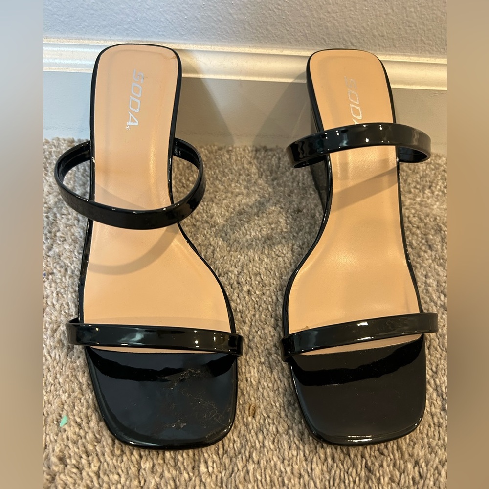 Black SODA heels